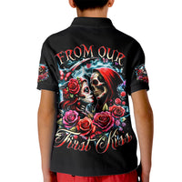 Couple Skull Kid Polo Shirt From Our Firse Kiss - Wonder Print Shop