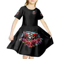 Couple Skull Kid Short Sleeve Dress From Our Firse Kiss - Wonder Print Shop
