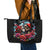 Couple Skull Leather Tote Bag From Our Firse Kiss - Wonder Print Shop