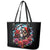 Couple Skull Leather Tote Bag From Our Firse Kiss - Wonder Print Shop