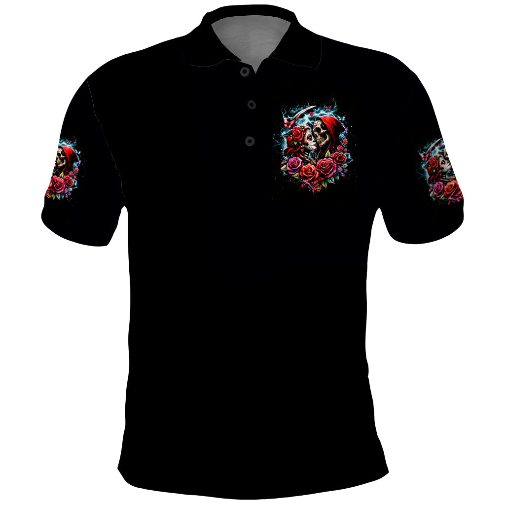 Couple Skull Polo Shirt From Our Firse Kiss - Wonder Print Shop