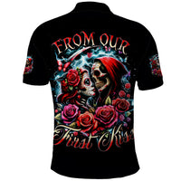 Couple Skull Polo Shirt From Our Firse Kiss - Wonder Print Shop