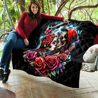 Couple Skull Quilt From Our Firse Kiss - Wonder Print Shop