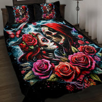 Couple Skull Quilt Bed Set From Our Firse Kiss - Wonder Print Shop