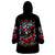 Couple Skull Wearable Blanket Hoodie From Our Firse Kiss - Wonder Print Shop