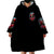 Couple Skull Wearable Blanket Hoodie From Our Firse Kiss - Wonder Print Shop