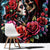 Couple Skull Window Curtain From Our Firse Kiss - Wonder Print Shop