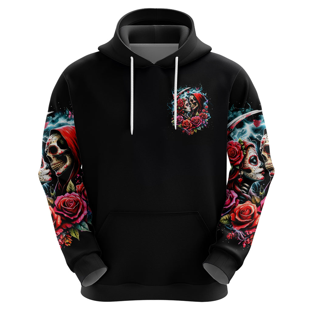 Couple Skull Zip Hoodie From Our Firse Kiss - Wonder Print Shop