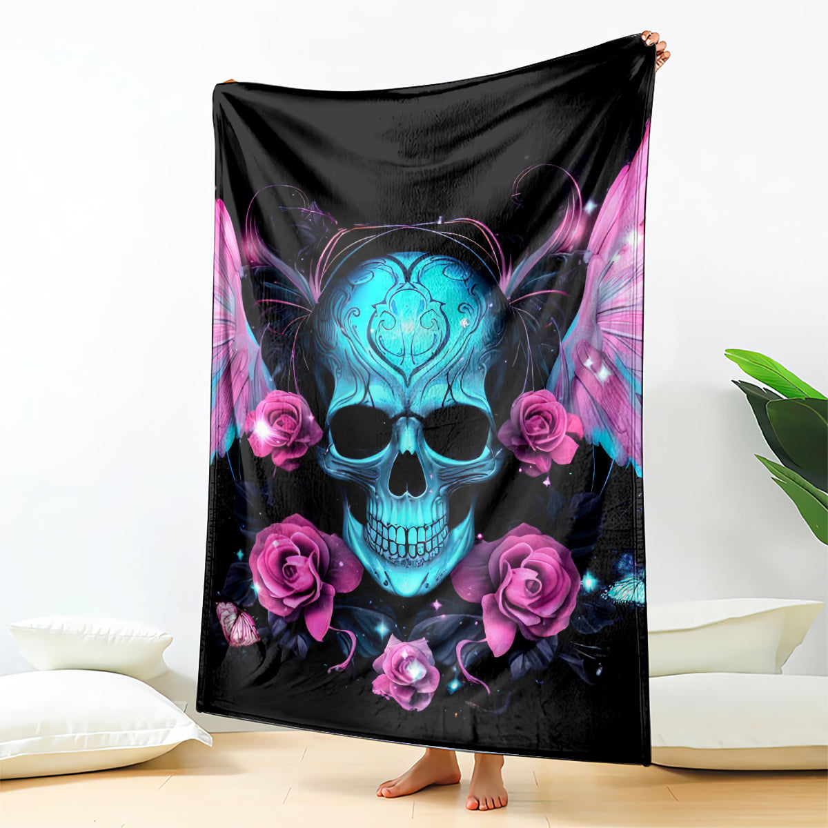 Fairy Skull Blanket The Good Girl In Me Got Tired Of The Bullshit