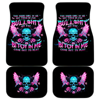 Fairy Skull Car Mats The Good Girl In Me Got Tired Of The Bullshit - Wonder Print Shop