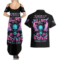 Fairy Skull Couples Matching Summer Maxi Dress and Hawaiian Shirt The Good Girl In Me Got Tired Of The Bullshit - Wonder Print Shop