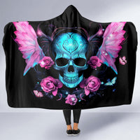 Fairy Skull Hooded Blanket The Good Girl In Me Got Tired Of The Bullshit