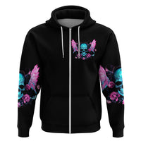 Fairy Skull Hoodie The Good Girl In Me Got Tired Of The Bullshit - Wonder Print Shop