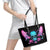 Fairy Skull Leather Tote Bag The Good Girl In Me Got Tired Of The Bullshit - Wonder Print Shop