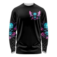 Fairy Skull Long Sleeve Shirt The Good Girl In Me Got Tired Of The Bullshit - Wonder Print Shop