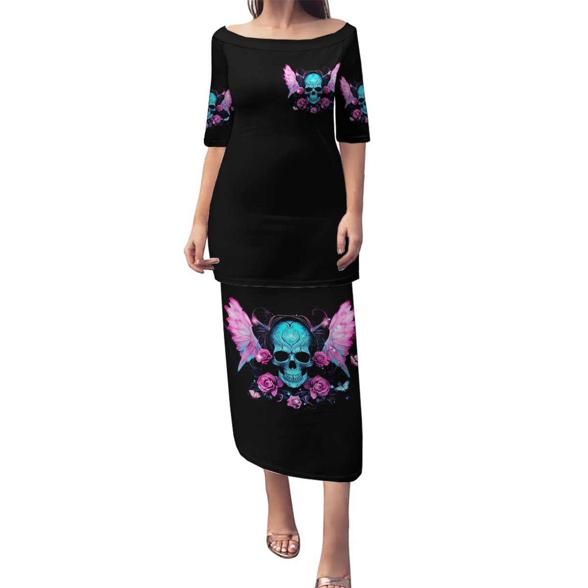 Fairy Skull Puletasi The Good Girl In Me Got Tired Of The Bullshit - Wonder Print Shop