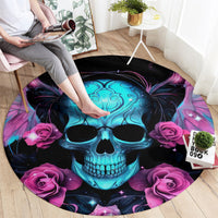 Fairy Skull Round Carpet The Good Girl In Me Got Tired Of The Bullshit