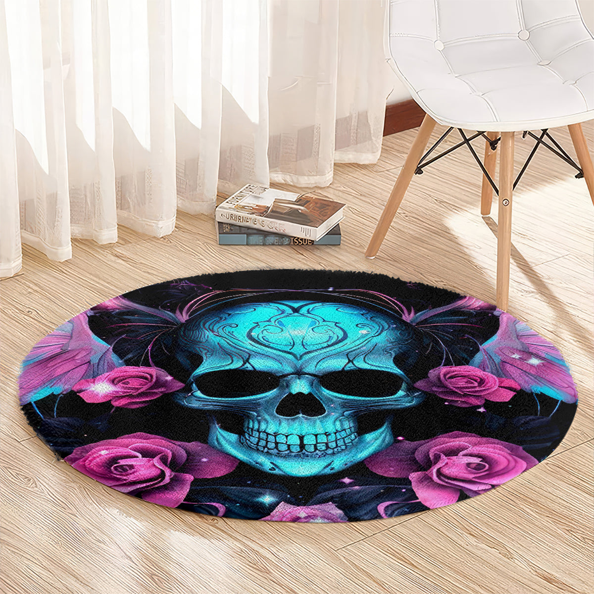 Fairy Skull Round Carpet The Good Girl In Me Got Tired Of The Bullshit