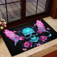 Fairy Skull Rubber Doormat The Good Girl In Me Got Tired Of The Bullshit - Wonder Print Shop