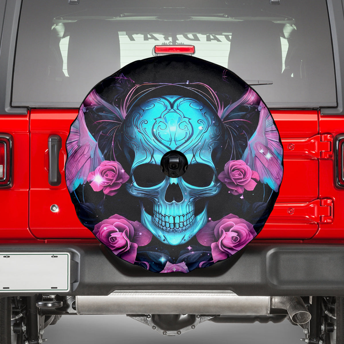 Fairy Skull Spare Tire Cover The Good Girl In Me Got Tired Of The Bullshit - Wonder Print Shop