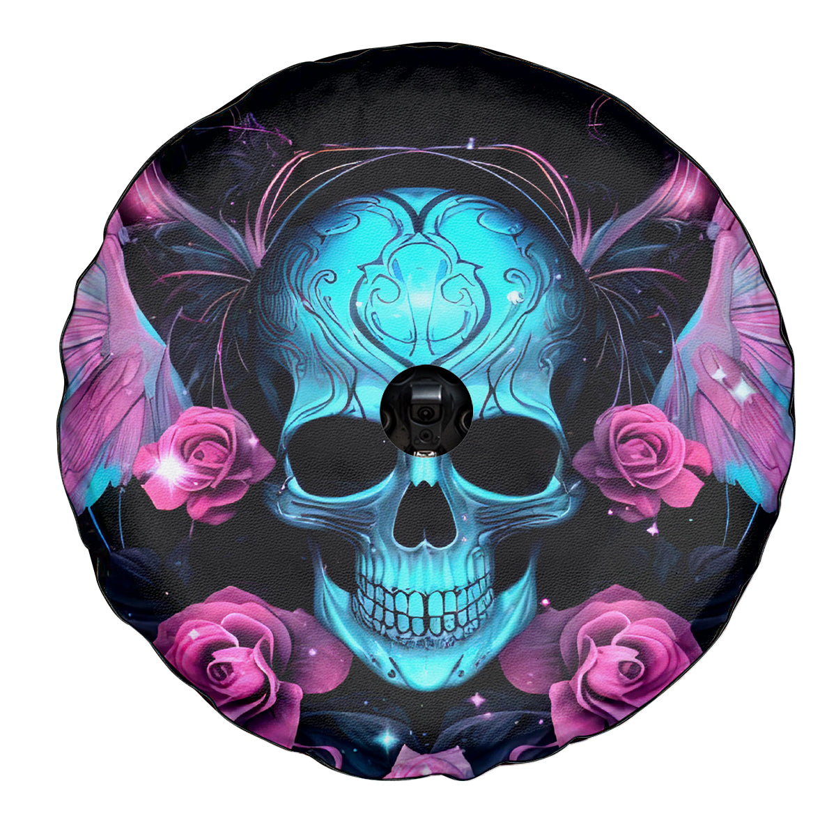 Fairy Skull Spare Tire Cover The Good Girl In Me Got Tired Of The Bullshit - Wonder Print Shop