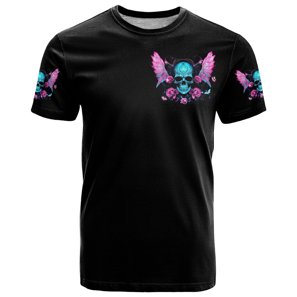 Fairy Skull T Shirt The Good Girl In Me Got Tired Of The Bullshit - Wonder Print Shop