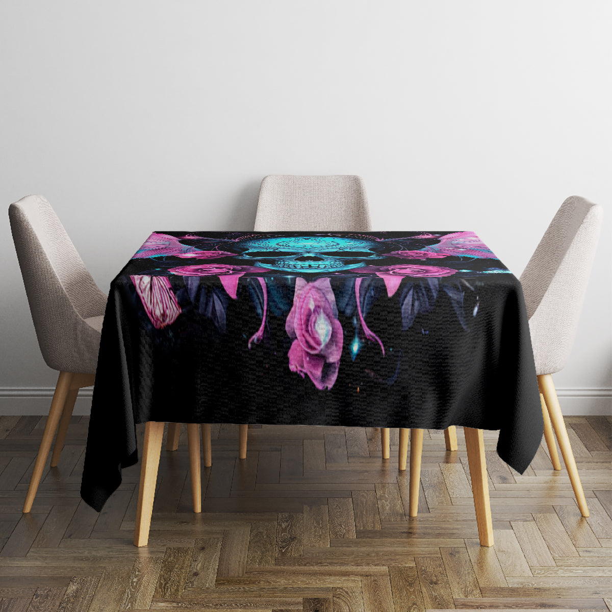 Fairy Skull Tablecloth The Good Girl In Me Got Tired Of The Bullshit - Wonder Print Shop