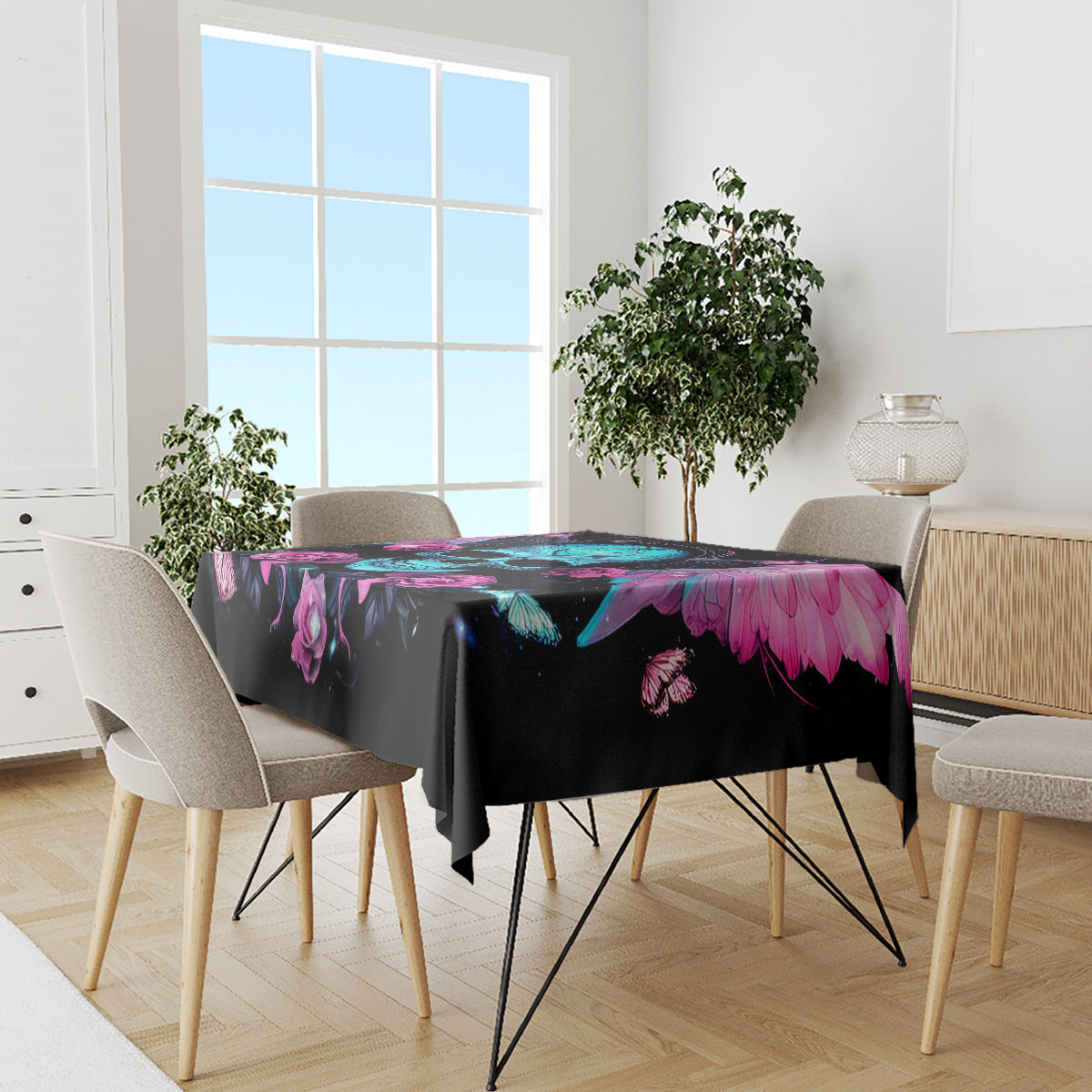 Fairy Skull Tablecloth The Good Girl In Me Got Tired Of The Bullshit - Wonder Print Shop