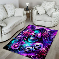 Fairy Skull Area Rug The Good Girl In Me Got Tired Of The Bullshit - Wonder Print Shop