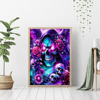 Fairy Skull Canvas Wall Art The Good Girl In Me Got Tired Of The Bullshit - Wonder Print Shop