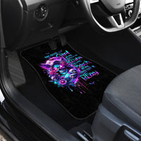 Fairy Skull Car Mats The Good Girl In Me Got Tired Of The Bullshit - Wonder Print Shop