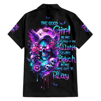 Fairy Skull Family Matching Summer Maxi Dress and Hawaiian Shirt The Good Girl In Me Got Tired Of The Bullshit - Wonder Print Shop