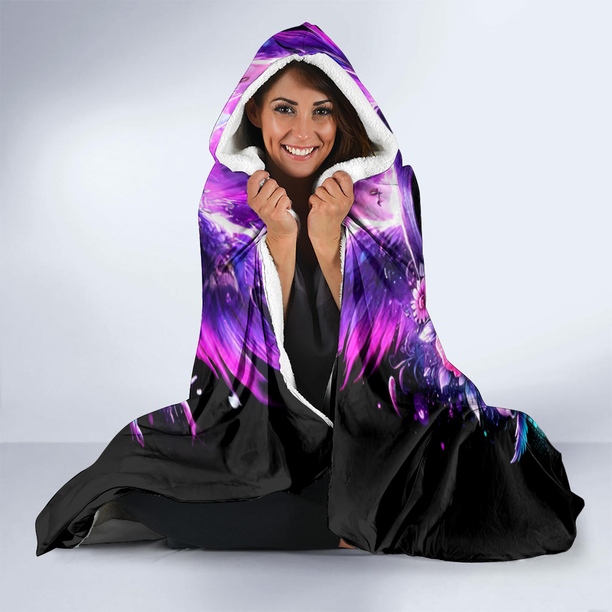 Fairy Skull Hooded Blanket The Good Girl In Me Got Tired Of The Bullshit
