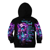 Fairy Skull Kid Hoodie The Good Girl In Me Got Tired Of The Bullshit - Wonder Print Shop
