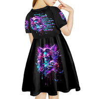 Fairy Skull Kid Short Sleeve Dress The Good Girl In Me Got Tired Of The Bullshit - Wonder Print Shop