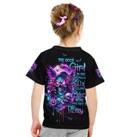 Fairy Skull Kid T Shirt The Good Girl In Me Got Tired Of The Bullshit - Wonder Print Shop