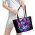 Fairy Skull Leather Tote Bag The Good Girl In Me Got Tired Of The Bullshit - Wonder Print Shop