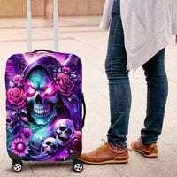 Fairy Skull Luggage Cover The Good Girl In Me Got Tired Of The Bullshit - Wonder Print Shop