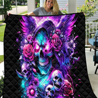 Fairy Skull Quilt The Good Girl In Me Got Tired Of The Bullshit - Wonder Print Shop