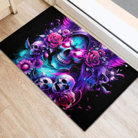 Fairy Skull Rubber Doormat The Good Girl In Me Got Tired Of The Bullshit - Wonder Print Shop