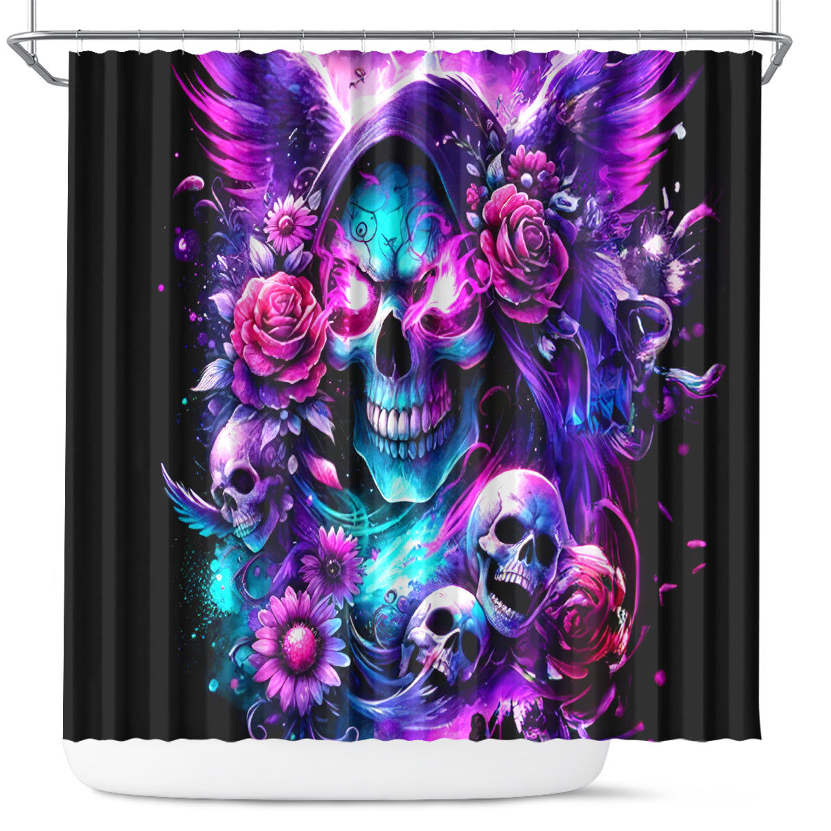 Fairy Skull Shower Curtain The Good Girl In Me Got Tired Of The Bullshit