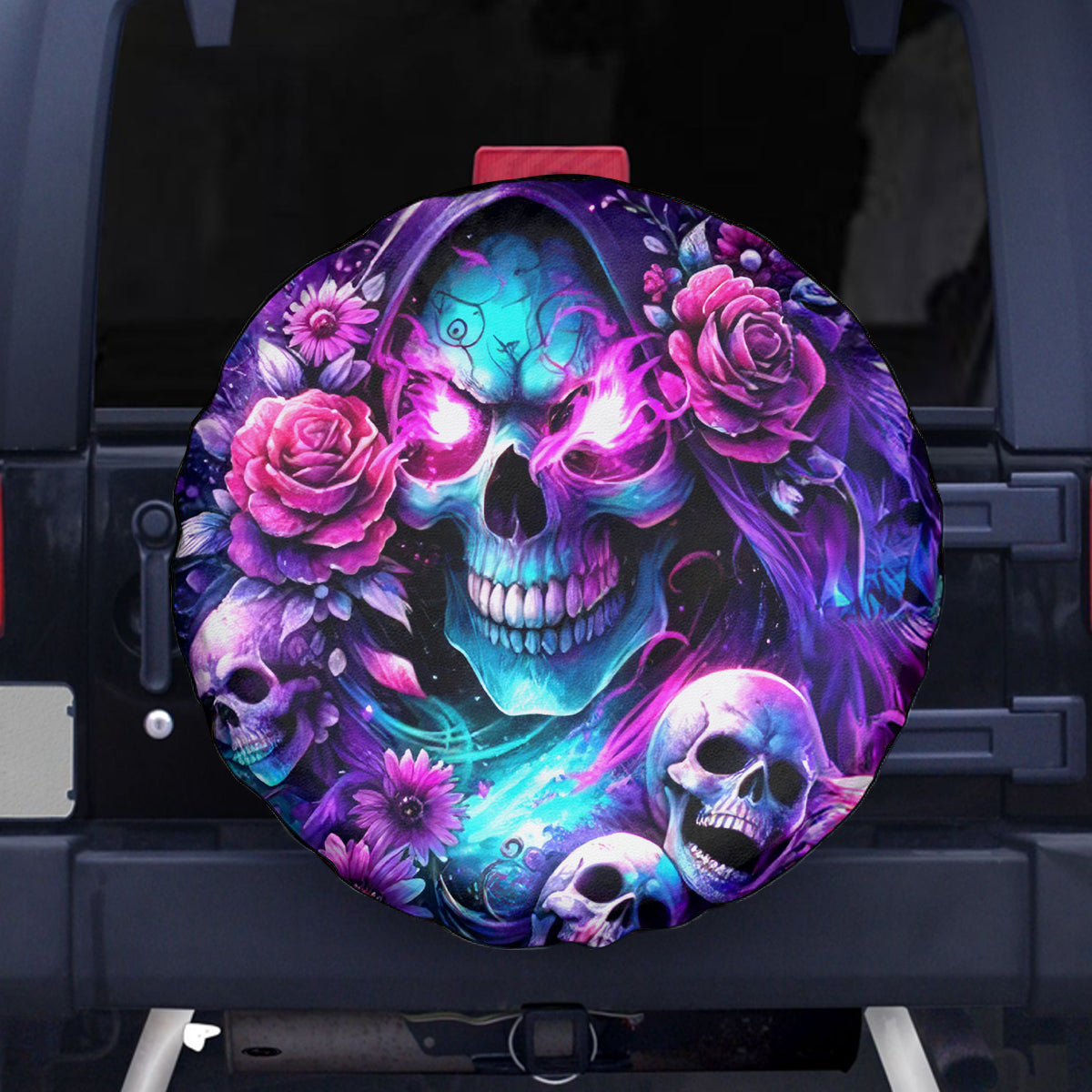 Fairy Skull Spare Tire Cover The Good Girl In Me Got Tired Of The Bullshit - Wonder Print Shop