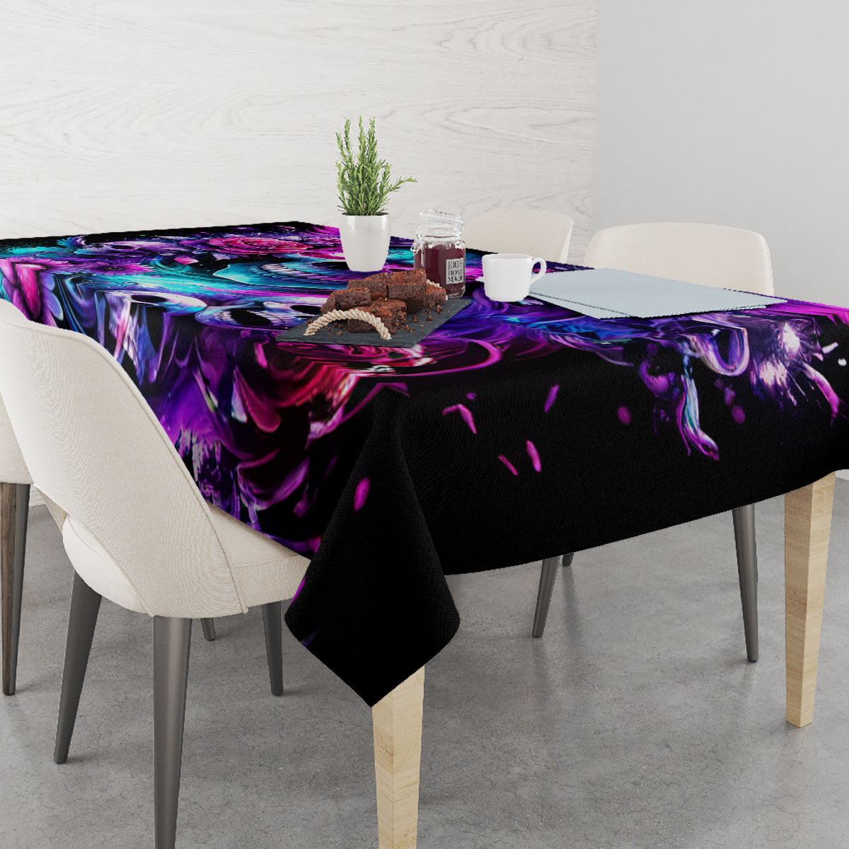 Fairy Skull Tablecloth The Good Girl In Me Got Tired Of The Bullshit - Wonder Print Shop