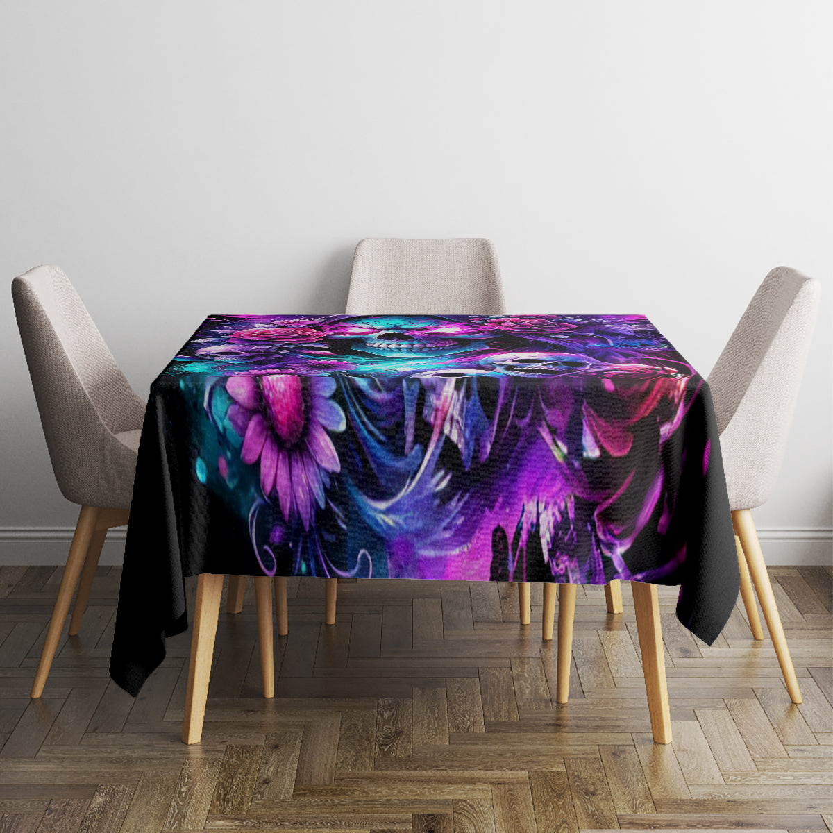 Fairy Skull Tablecloth The Good Girl In Me Got Tired Of The Bullshit - Wonder Print Shop