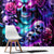 Fairy Skull Window Curtain The Good Girl In Me Got Tired Of The Bullshit - Wonder Print Shop