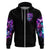 Fairy Skull Zip Hoodie The Good Girl In Me Got Tired Of The Bullshit - Wonder Print Shop