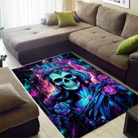 Queen Skull Area Rug Bitch I'm The Fucking Queen - Wonder Print Shop