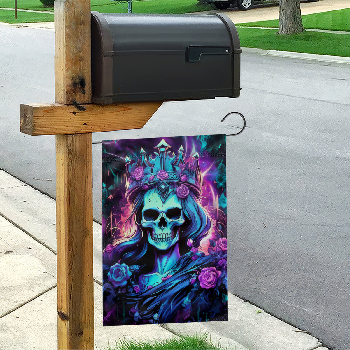 Queen Skull Garden Flag Bitch I'm The Fucking Queen - Wonder Print Shop