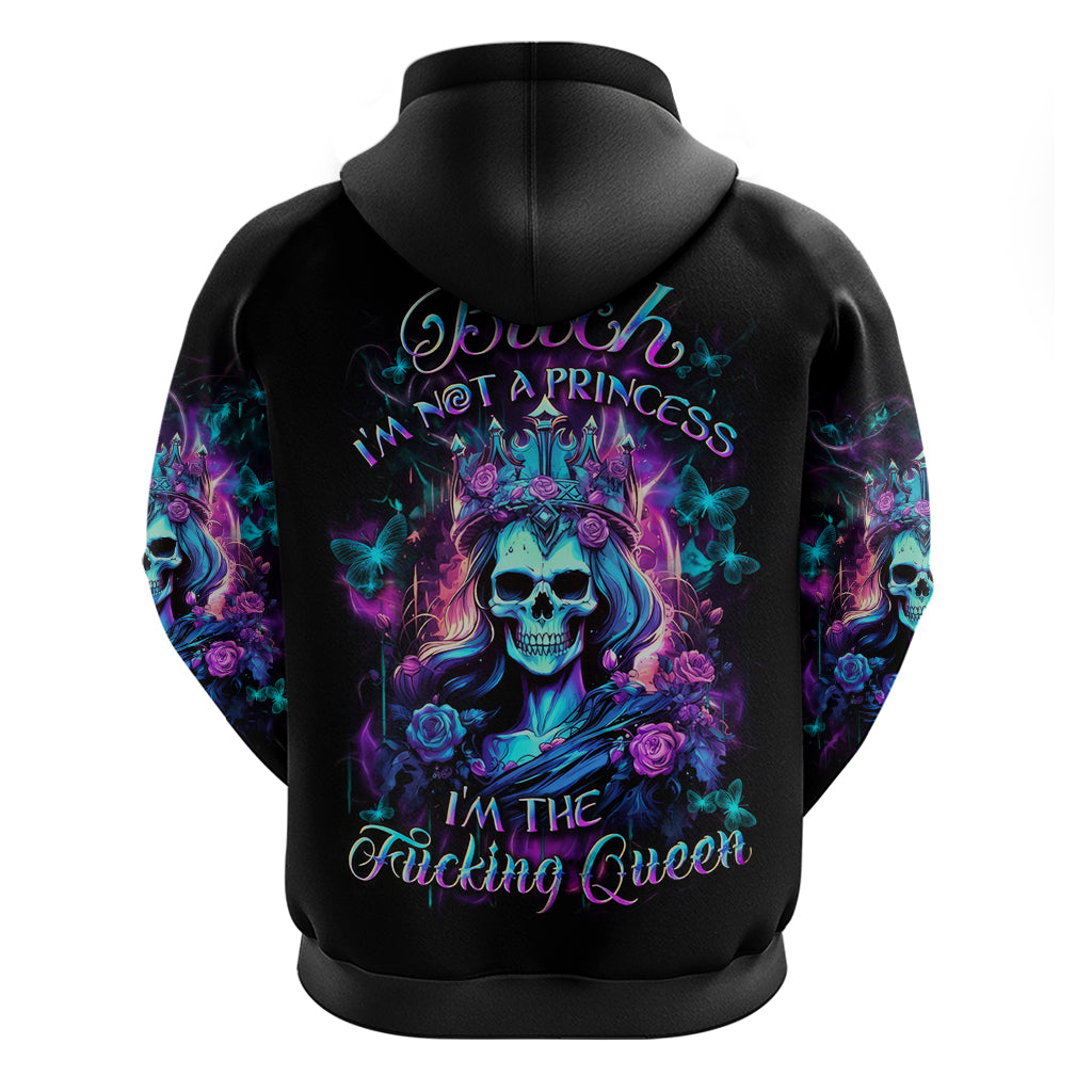 Queen Skull Hoodie Bitch I'm The Fucking Queen - Wonder Print Shop
