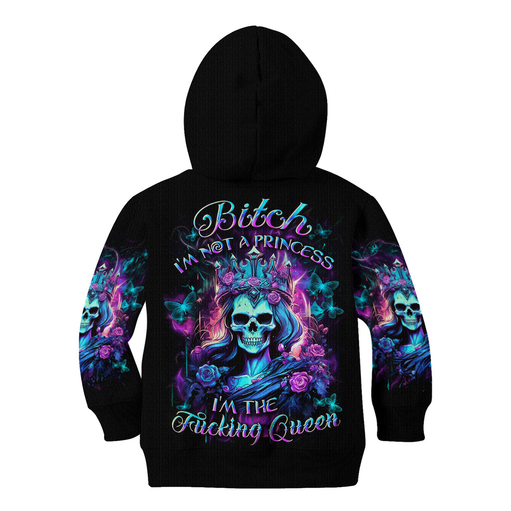 Queen Skull Kid Hoodie Bitch I'm The Fucking Queen - Wonder Print Shop